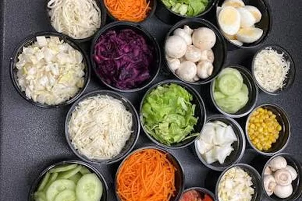 Barbecue salade