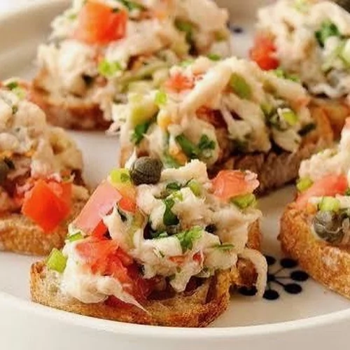 Bruchetta krabsla . f