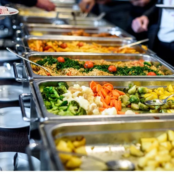 Warm buffet bourg. mix