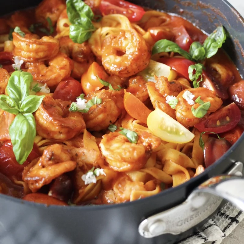 Pasta scampi 