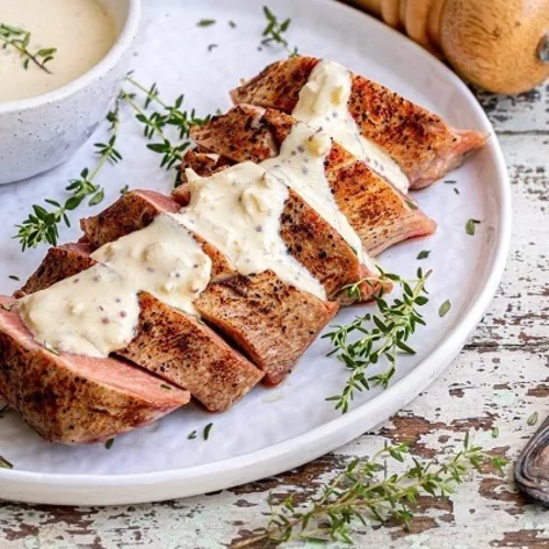 Gegrild varkenshaasje