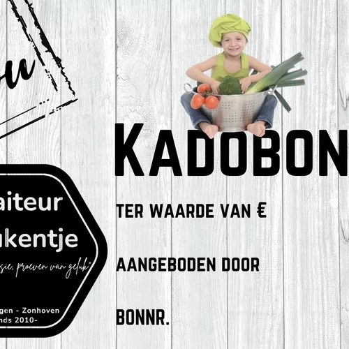 Kadobon waarde