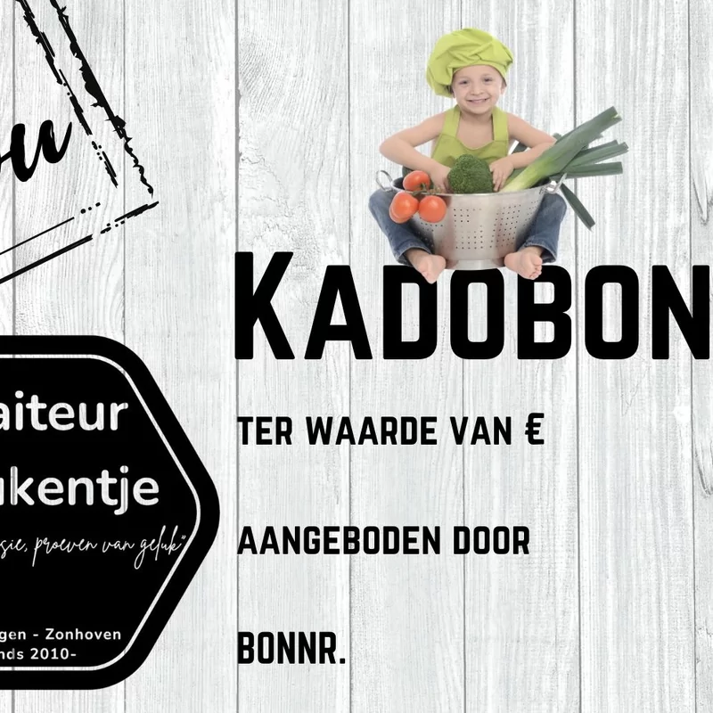 Kadobon waarde