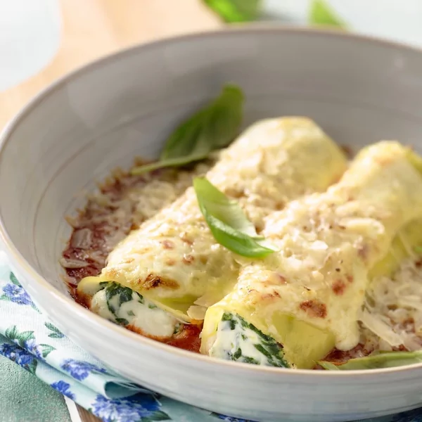 Cannelloni ricotta spinazie